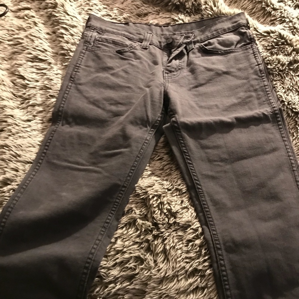 Gray Levi 511 Jeans